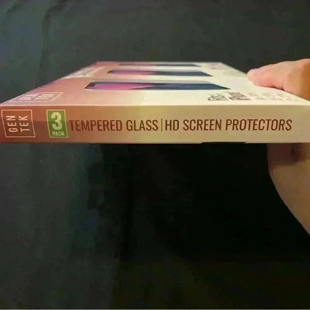 Gen Tek 3 Pk Privacy Glass HD Tempered Screen Protectors Fits iPhone 14 13 12